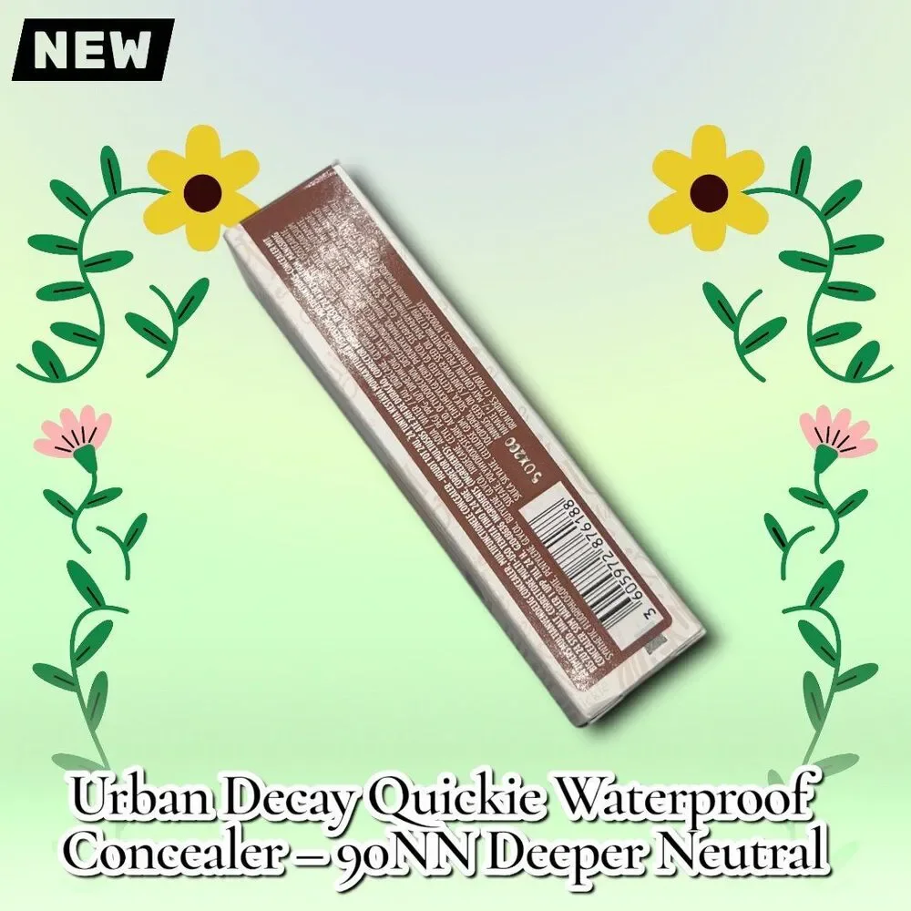 New Urban Decay Quickie 24HR Full-Coverage Waterproof Concealer – Shade 90NN Dee
